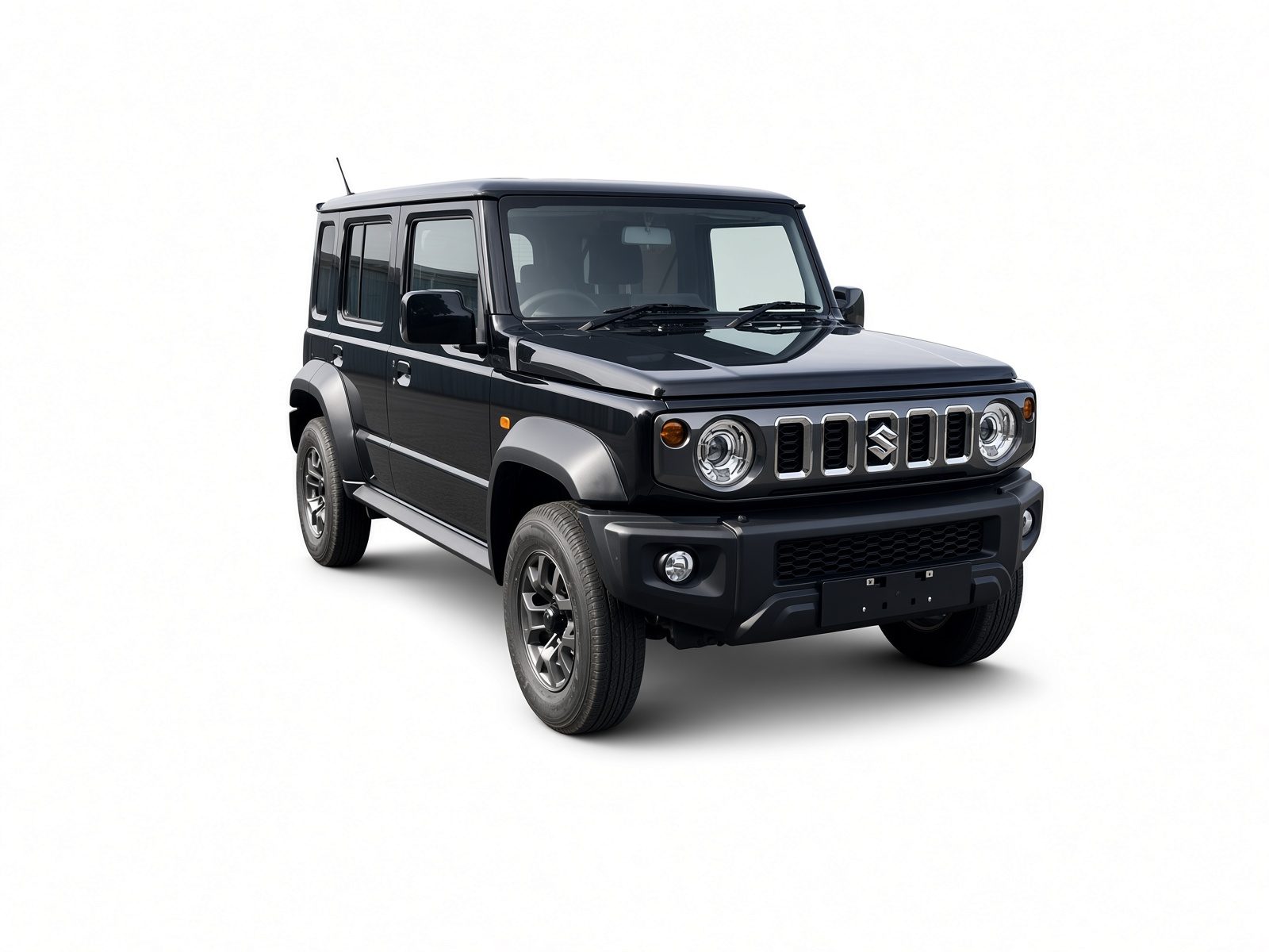 Jimny front three-quarter studio shot