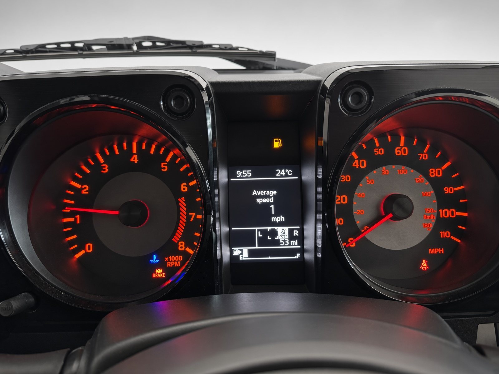 MPH instrument cluster converted for UK use