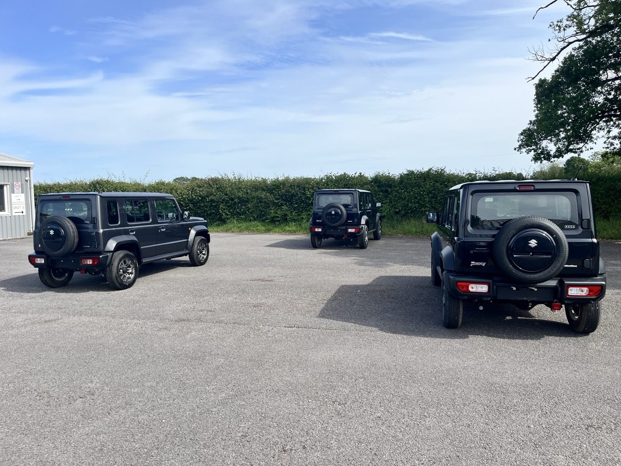 Jimny stock on the yard